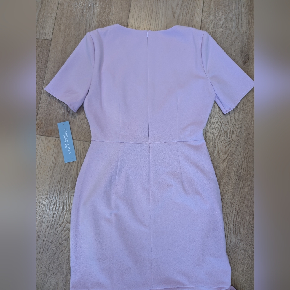 London times petite lavender dress - Picture 5 of 10
